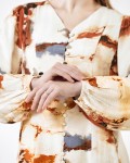 SIXDO G-Brown Woven Loose Dress